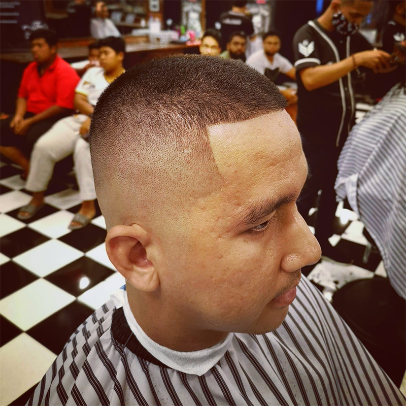 Bald Fade style 1