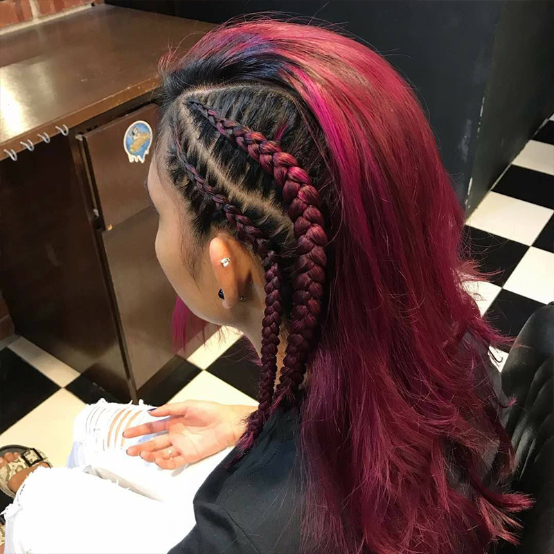 Cornrow Braids style 3